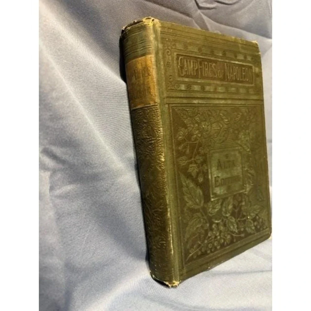 Antique 1854 Campfires‎ of Napoleon Hardcover Book by Henry C. Watson
